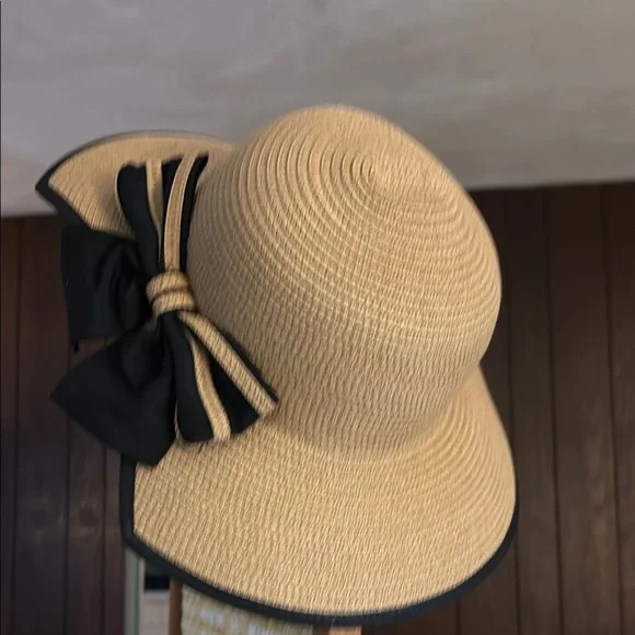 Ellen Tracy | Accessories | Ellen Tracy Tan And Black Woven  display picture 1